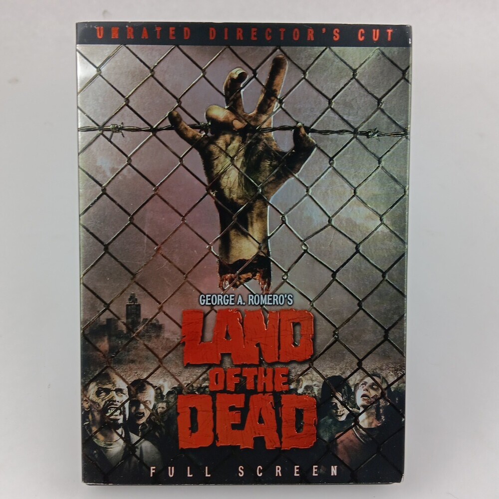 Land of the Dead DVD, 2005, Unrated Directors Cut Widescreen Clean Tested